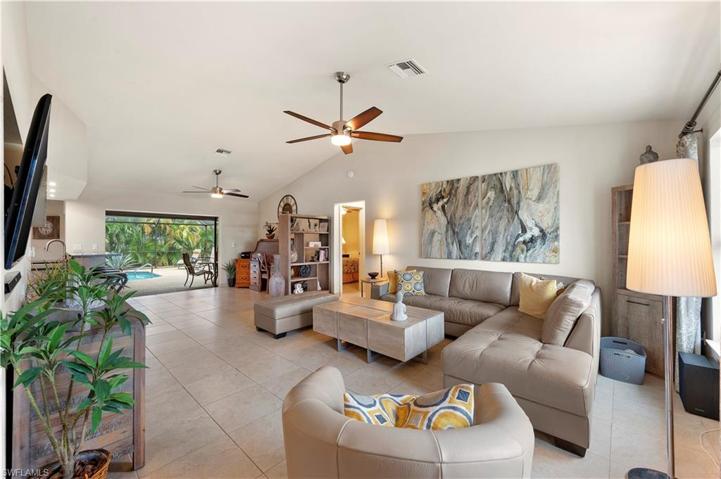 Great Room with Cathedral Ceiling