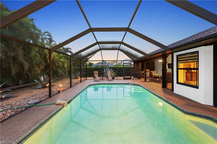 Pool at Twilight... private and serene