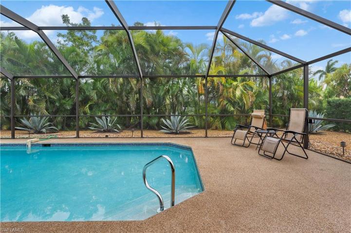 Pool & Sunning Deck with pebble-like finish and slip-resistant texture