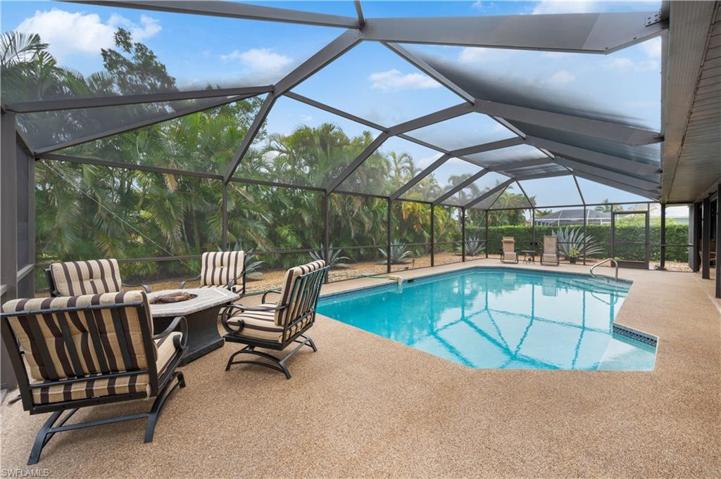 Pool and Sitting area with Gas Fire Pit