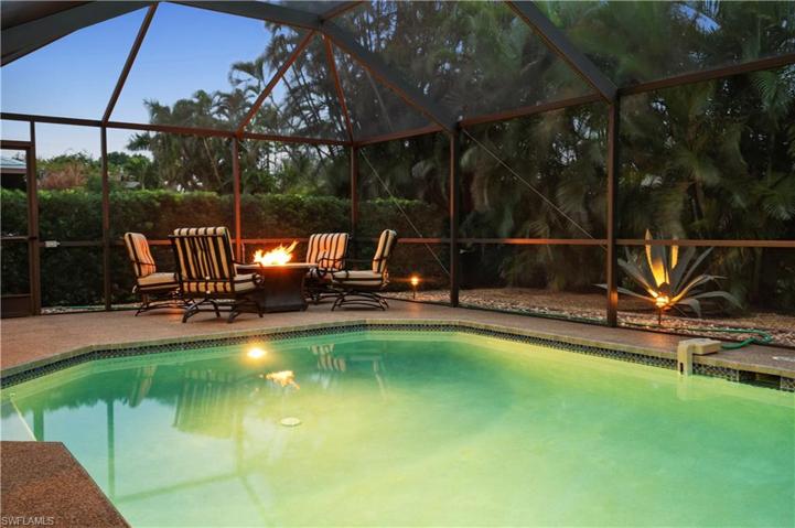 Pool at Twilight... private and serene