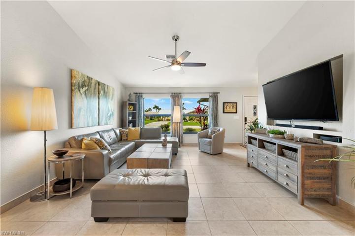 Great Room with Cathedral Ceiling