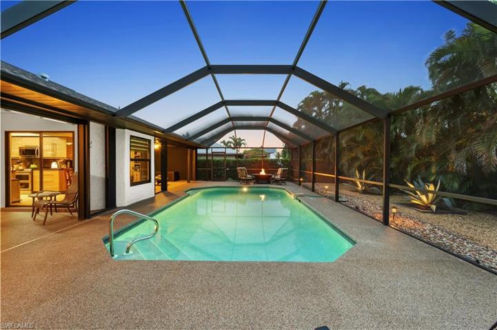 Pool at Twilight... private and serene