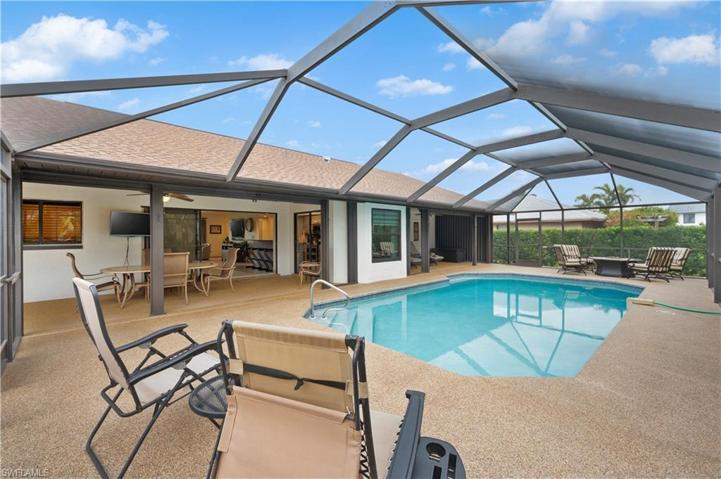 Pool & Sunning Deck with pebble-like finish and slip-resistant texture