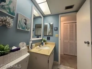 Guest Bathroom with vanity