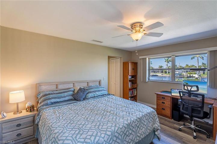 Guest Bedroom with view of the canal