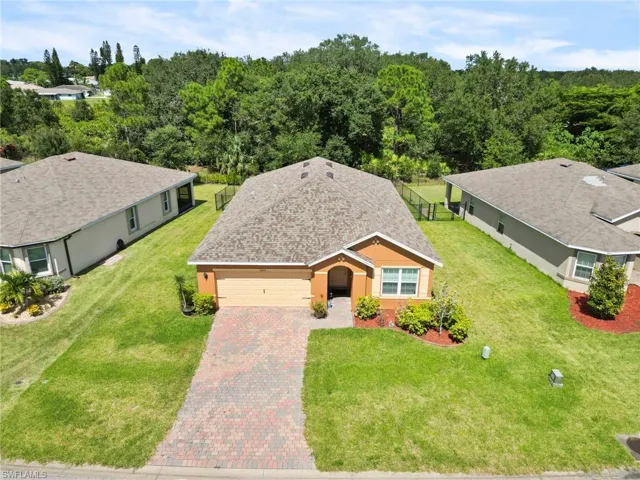 View from above of property