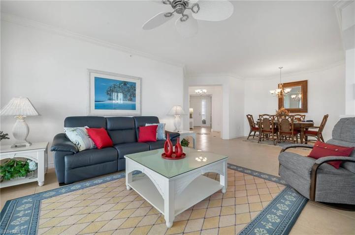 Open living room / dining room