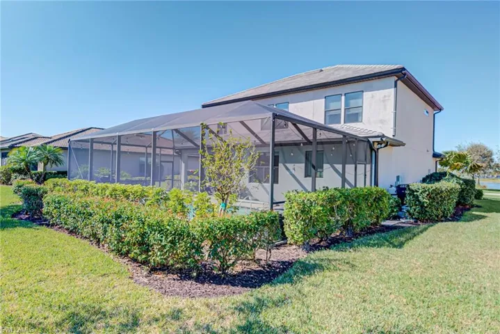 Rear view of house
