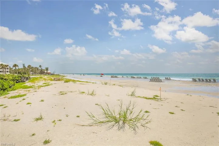 Water view with local beach
