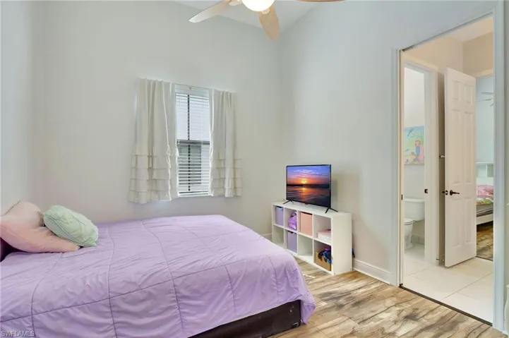 Another view in bedroom #2 showing entrance to Jack & Jill bath