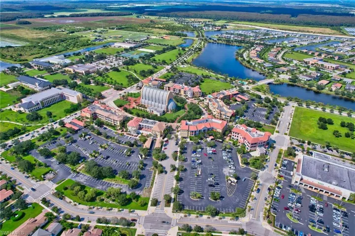 Birds eye view of downtown Ave Maria
