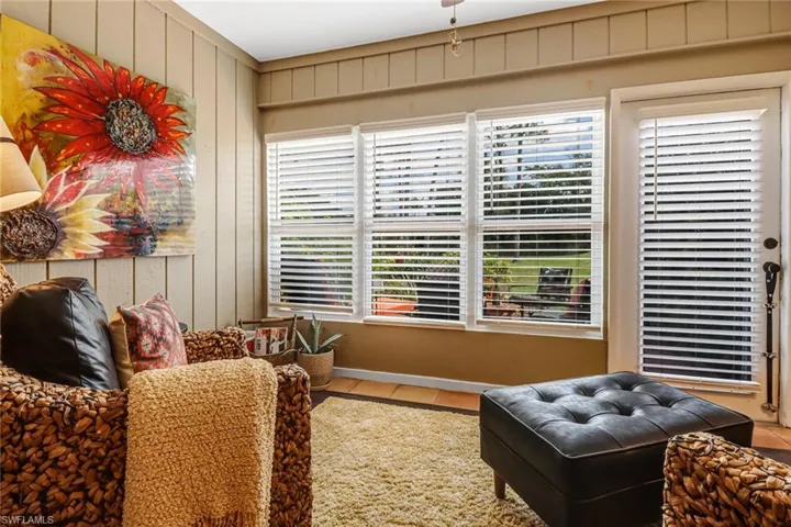 Enclosed lanai.
