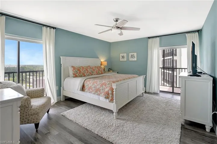 Primary bedroom- Light and bright with city views