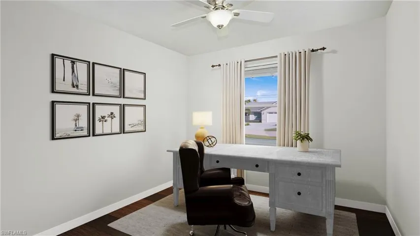 Photo includes reality staging to showcase the possibility of the 3rd bedroom/office. Design services included with purchase!