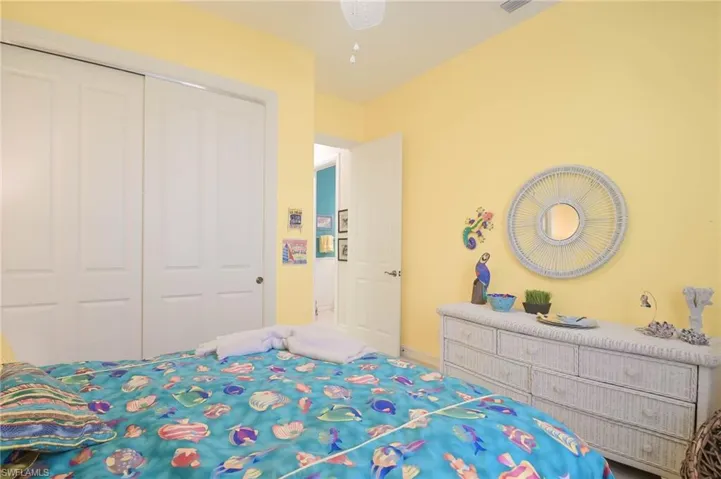 Bedroom with a closet