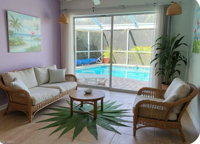 front room rendering entry sitting area (not actual)