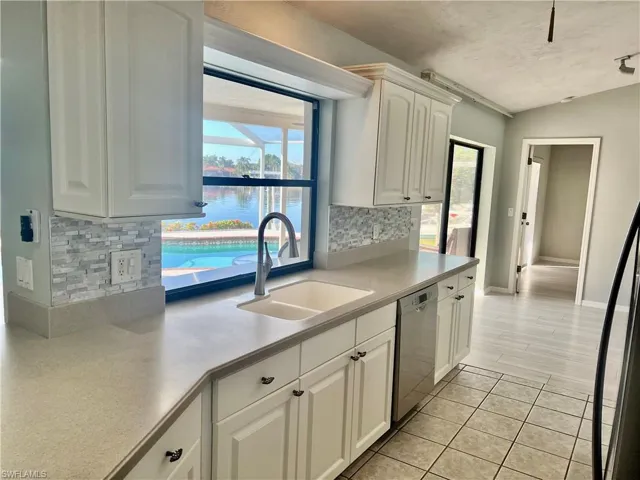Kitchen with Updated Backsplash
