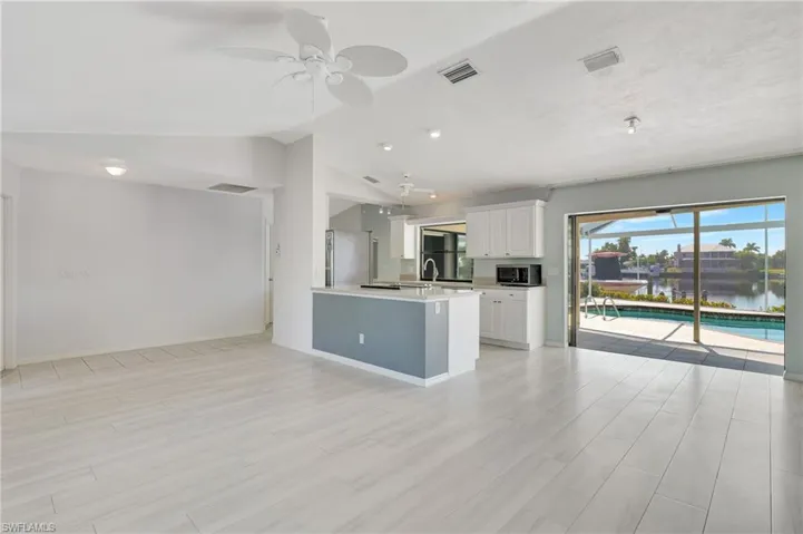 Formal Living Space & Kitchen