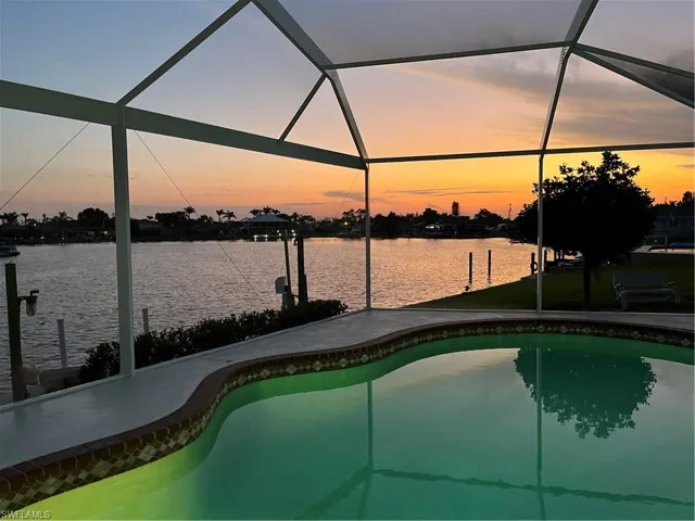 Sunset from the Pool