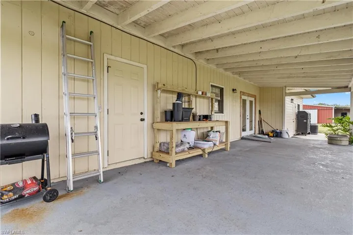 View of patio