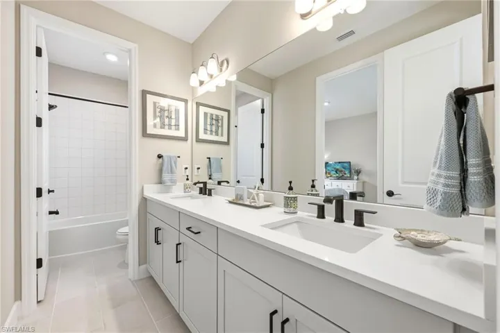 Jack and Jill bathroom