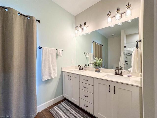 Double Sink Vanity with Quartz Tops