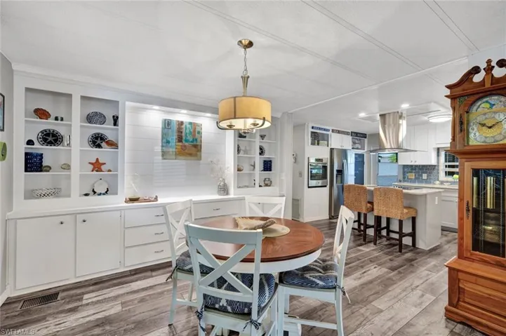 Formal Dining Room with built-ins