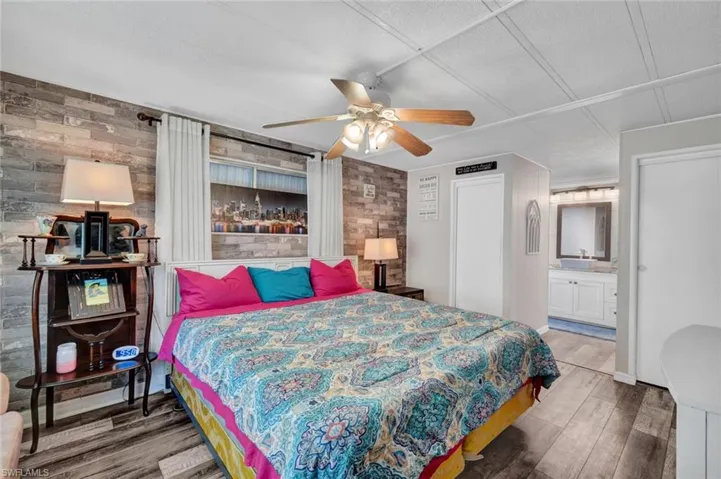 Beautifully remodeled Primary Bedroom with spacious ensuite.