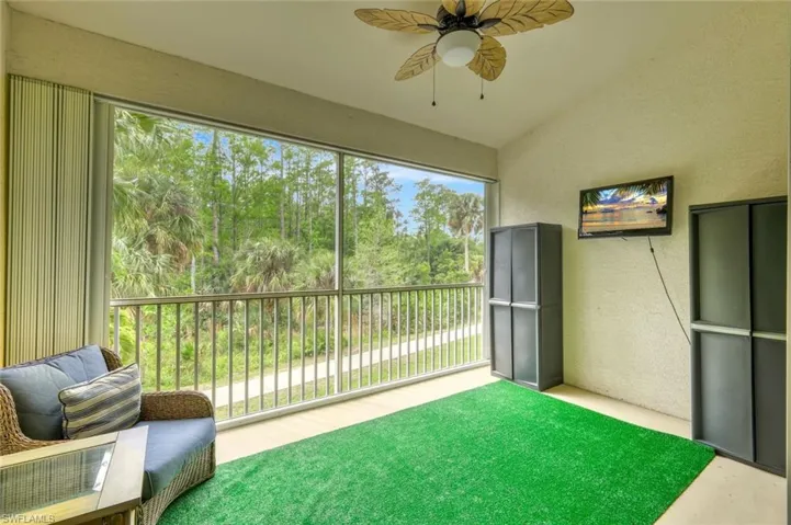Screened lanai