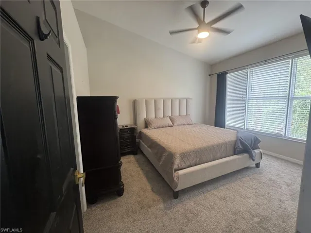 Master bedroom with updated furniture