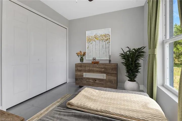 Bedroom with a closet