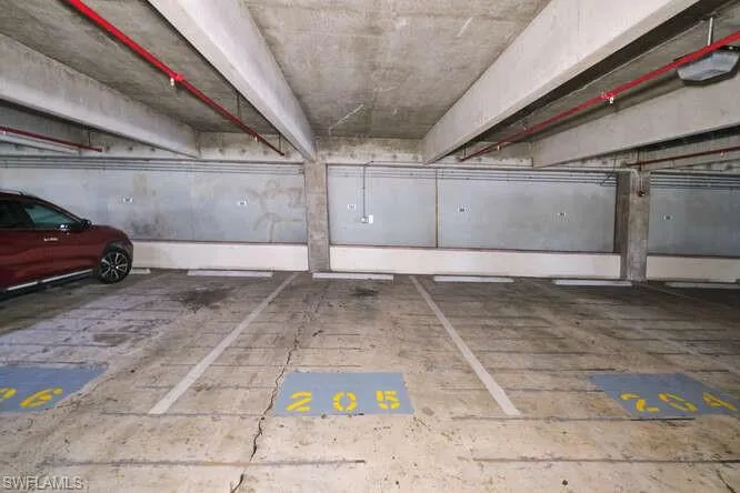 3 assigned parking spaces  - 2 covered and 1 on rooftop -