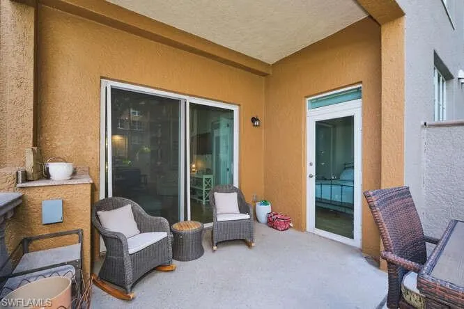 Spacious patio with great views of pool and river!