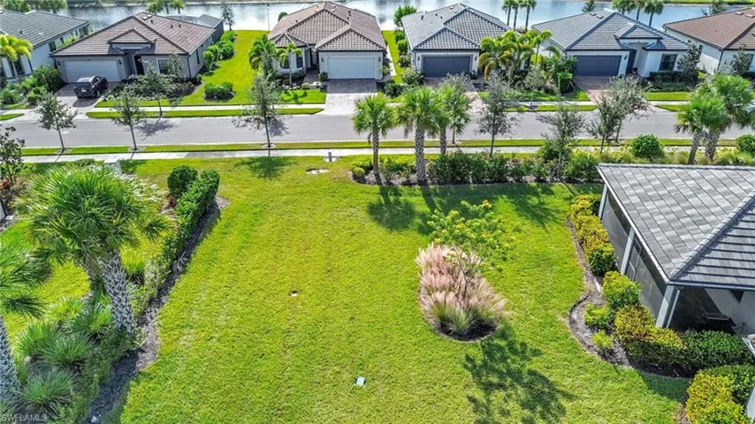 Aerial view and parcel outlined