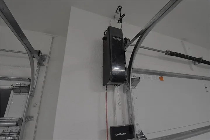 Commercial grade garage door opener.