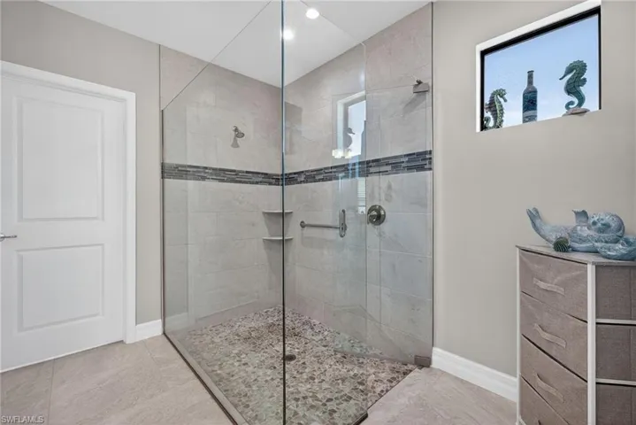 Bathroom with walk in shower