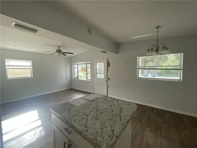 View of Living Room and Dining Room