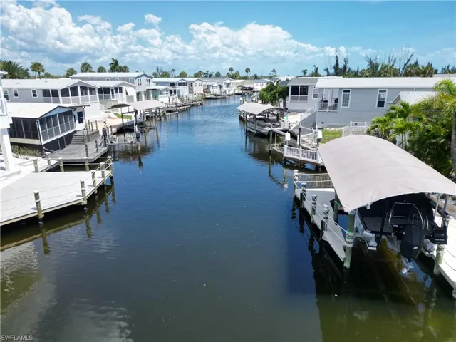 Looking South down the canal