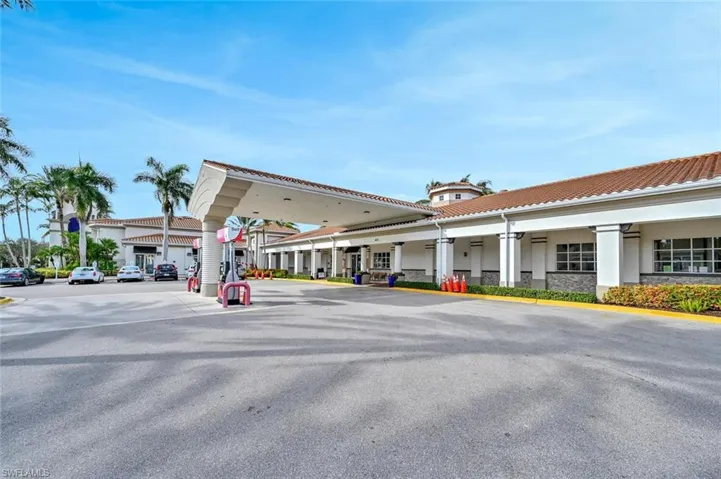 Town Center with gas station and convenience store
