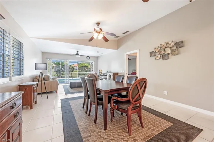 Open concept Dining/Living Room Area