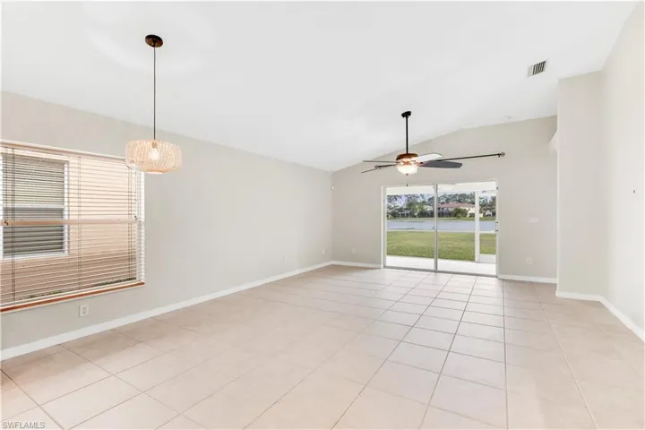 Eat in kitchen area and family room