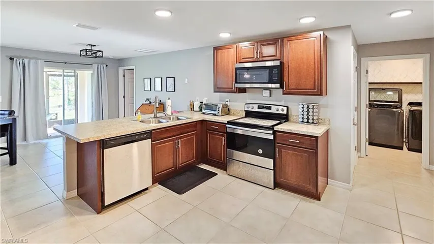 All tile kitchen and main rooms