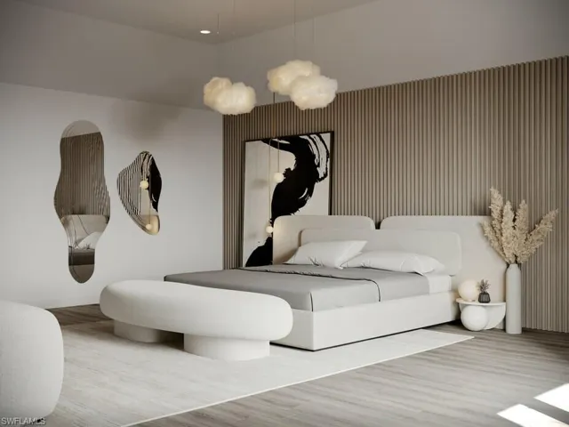 Photos are of a similar home by builder and are for illustrative purposes only. Bedroom with wood finished floors.