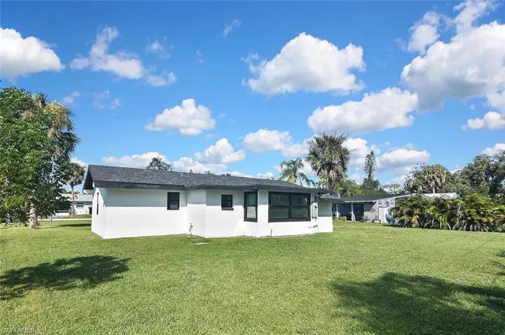 Rear of home.