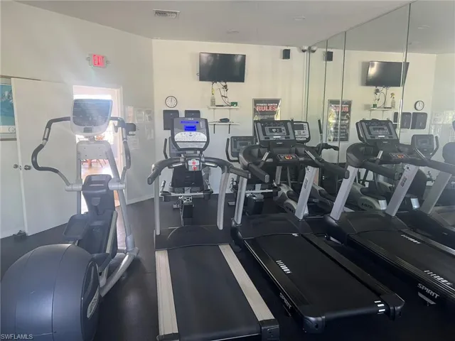 View of exercise room