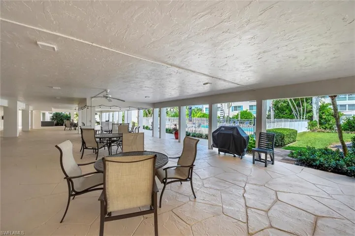 Covered Lanai with view of the the heated pool