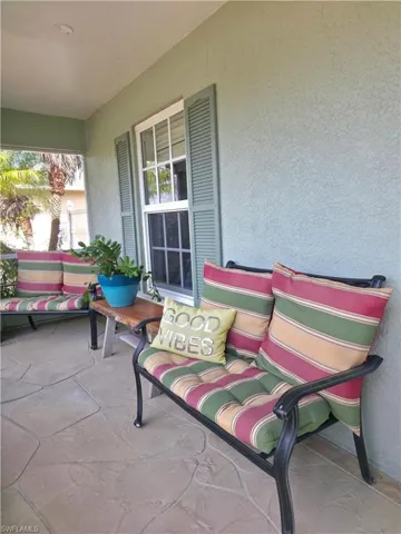 View of patio