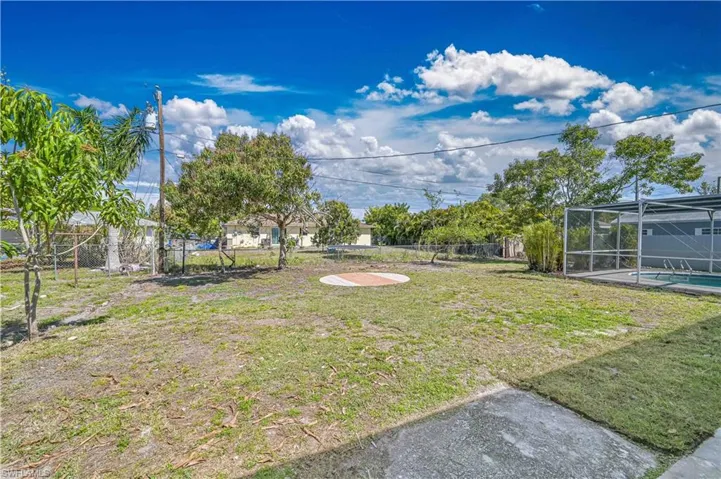 large yard space