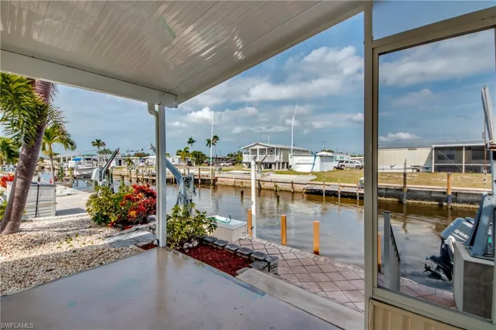 Dock featuring a water view